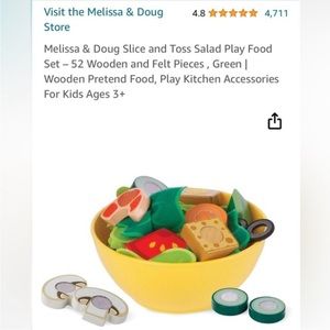 Melissa and Doug Salad set